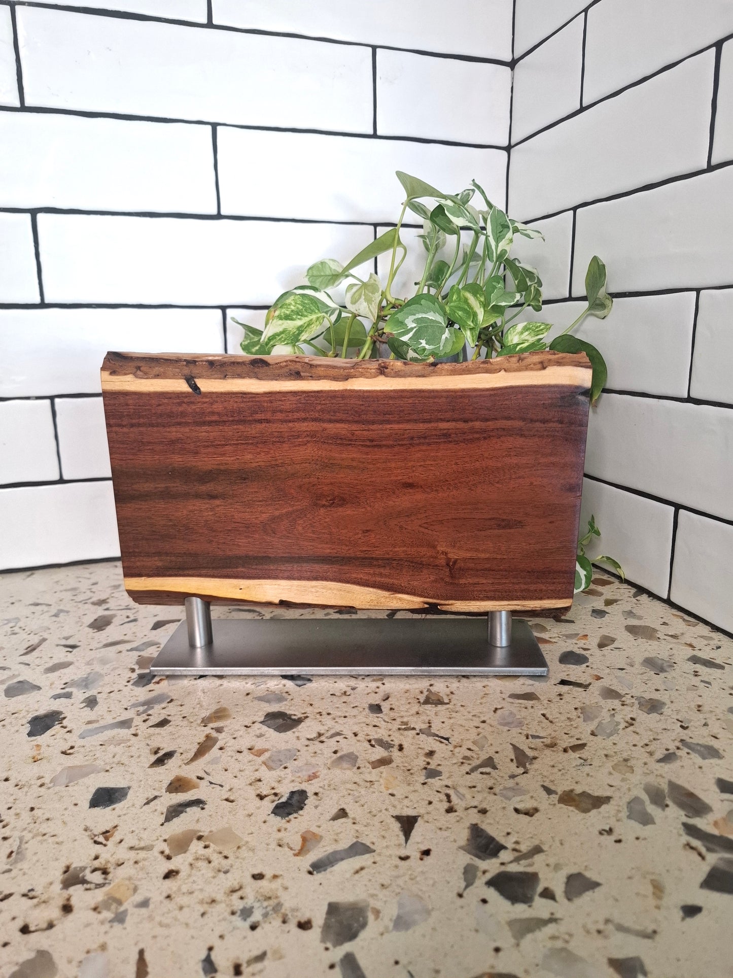 Handmade Magnetic Knife Block: Australian Wooden Kitchen Organizer