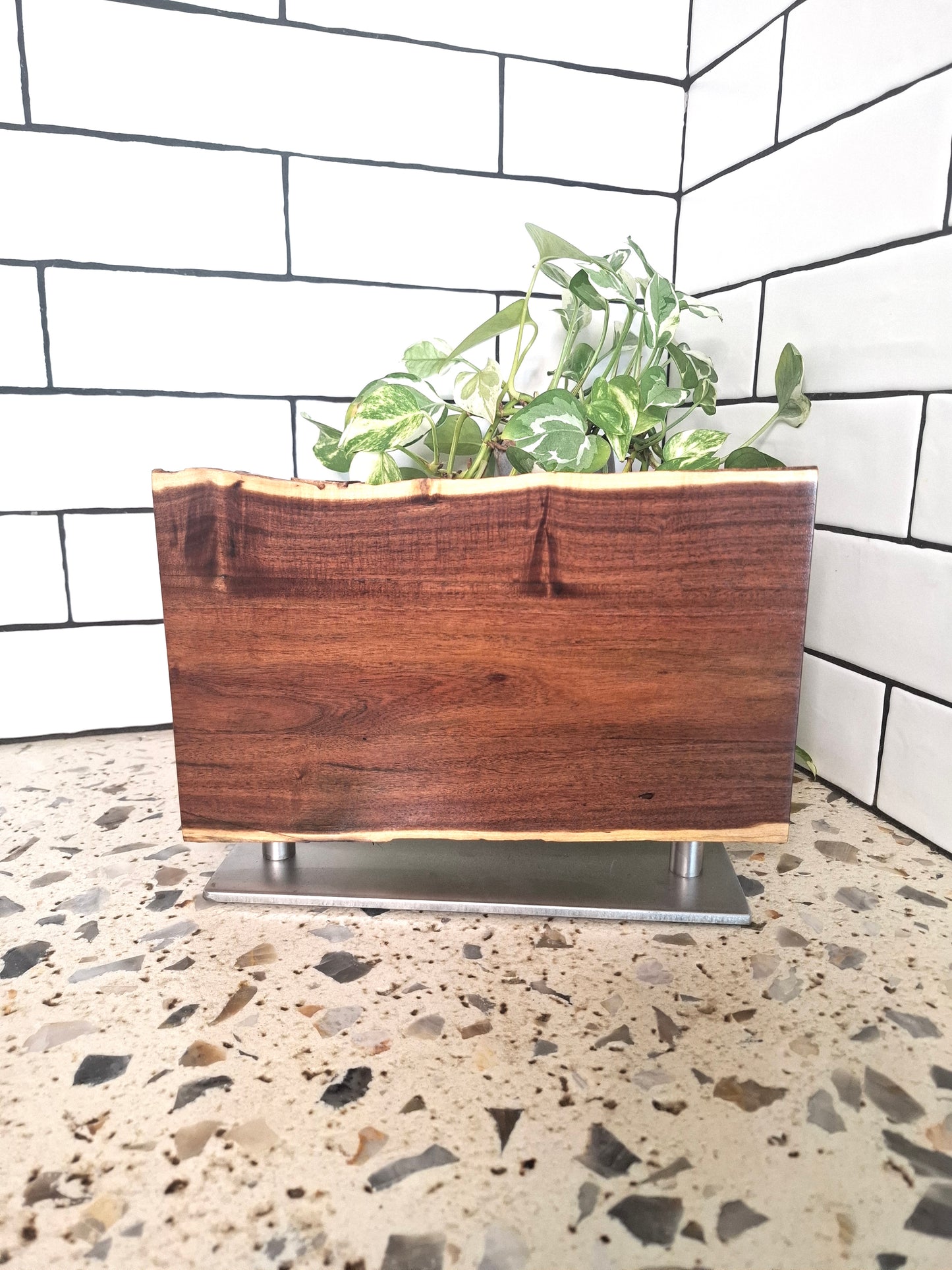 Handmade Magnetic Knife Block: Australian Wooden Kitchen Organizer