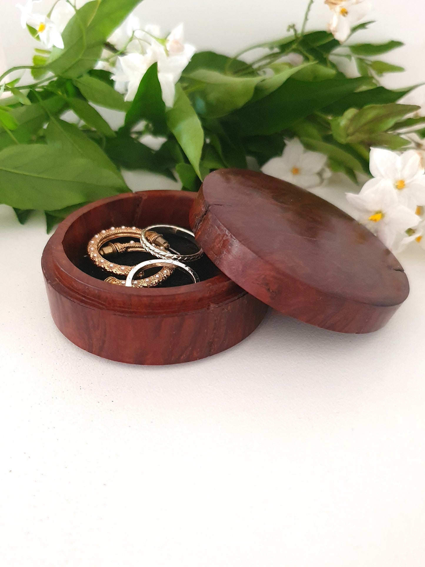 Handmade Wooden Ring Box: Engagement Proposal Keepsake
