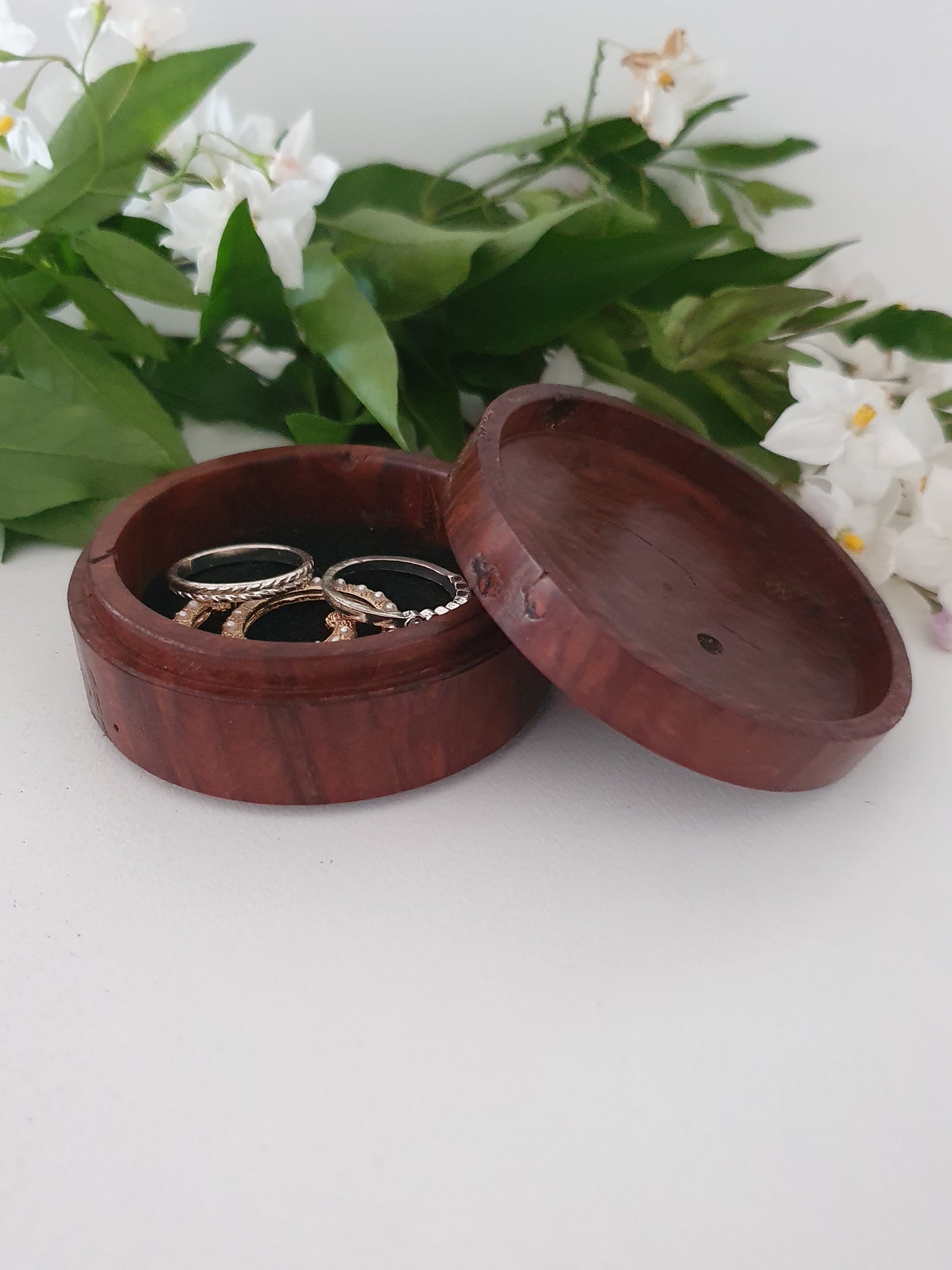 Handmade Wooden Ring Box: Engagement Proposal Keepsake