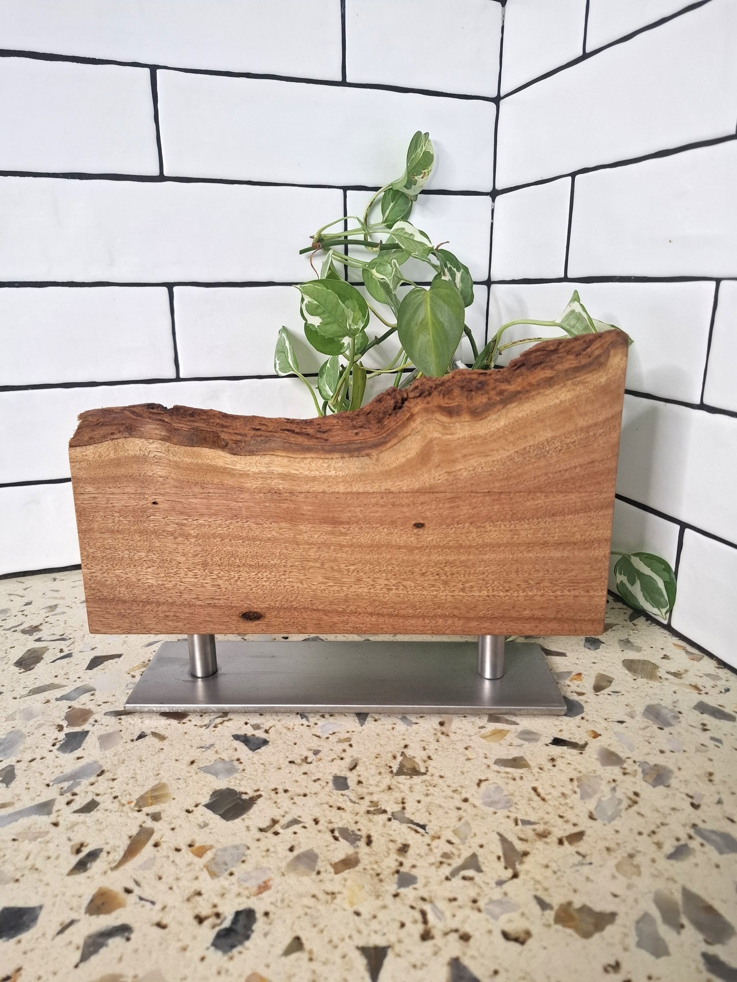 Handmade Magnetic Knife Block: Australian Wooden Kitchen Organizer