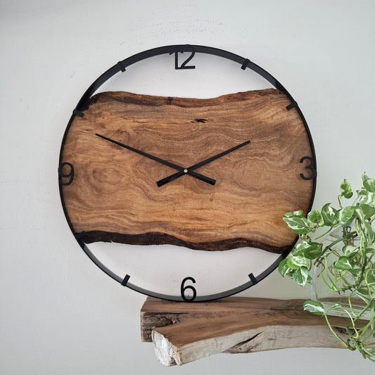 Large Wooden Wall Clock, Wall Clock Handmade